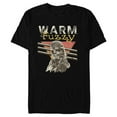 thumbnail image 1 of Star Wars Chewbacca Warm Fuzzy Wookiee - Short Sleeve Blended T-Shirt for Adults - Customized-Black, 1 of 5