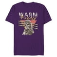 thumbnail image 1 of Star Wars Chewbacca Warm Fuzzy Wookiee - Short Sleeve Blended T-Shirt for Adults - Customized-Purple, 1 of 5