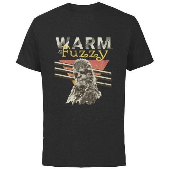 Star Wars Chewbacca Warm Fuzzy Wookiee - Short Sleeve Cotton T-Shirt for Adults - Customized-Black