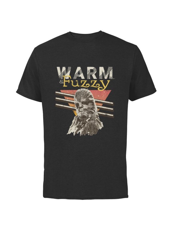 Chewbacca Warm Fuzzy Wookiee - Short Sleeve Cotton T-Shirt for Adults - Customized-Black