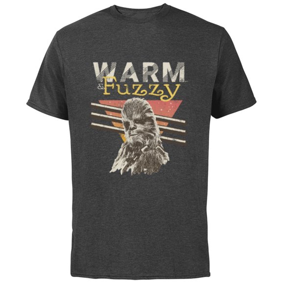 Star Wars Chewbacca Warm Fuzzy Wookiee - Short Sleeve Cotton T-Shirt for Adults - Customized-Charcoal