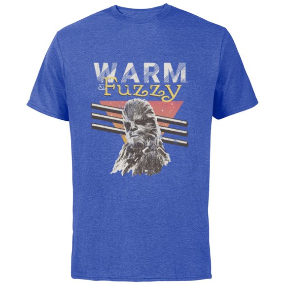 Star Wars Chewbacca Warm Fuzzy Wookiee - Short Sleeve Cotton T-Shirt for Adults - Customized-Royal Heather