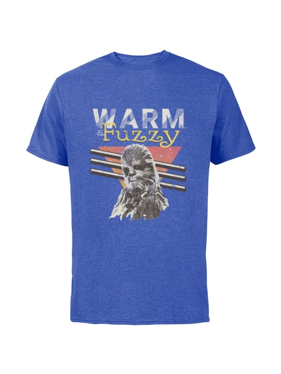 Chewbacca Warm Fuzzy Wookiee - Short Sleeve Cotton T-Shirt for Adults - Customized-Royal Heather