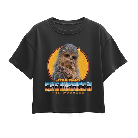 Star Wars - Chewbacca Girls' Short Sleeve Boxy Graphic T-Shirt