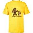 thumbnail image 1 of Star Wars Chewbacca and Ewok Ready to Adventure - Short Sleeve T-Shirt for Kids - Customized-Yellow, 1 of 5