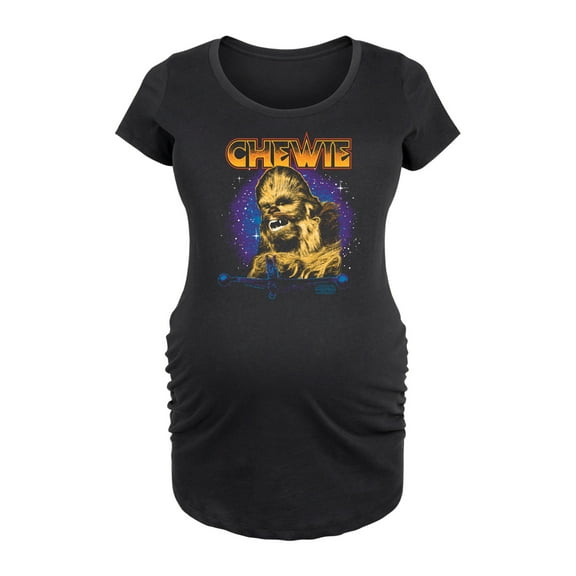Star Wars - Chewie Hair Metal - Maternity Scoop Neck Tee