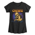 thumbnail image 1 of Star Wars - Chewie Hair Metal - Toddler And Youth Girls Fitted Short Sleeve Tee, 1 of 4