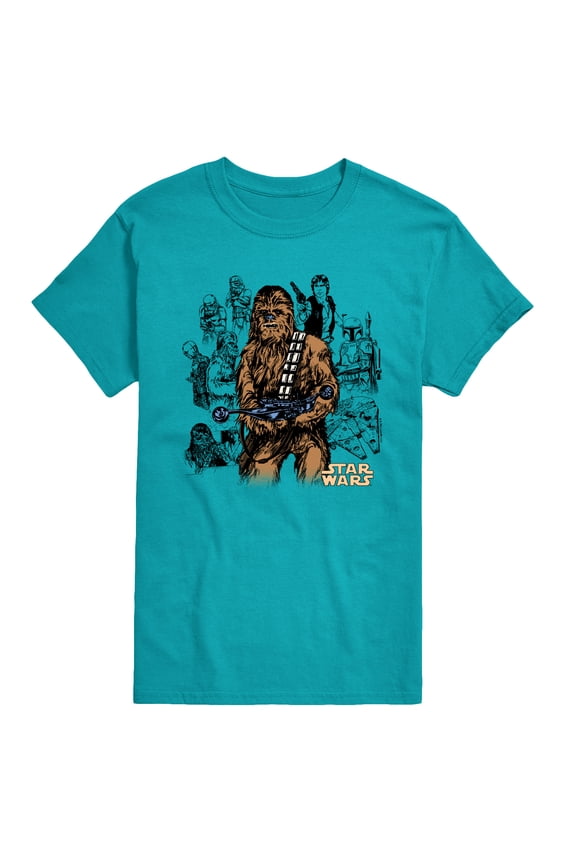 - Chewie Lines - Men's Short Sleeve Graphic T-Shirt
