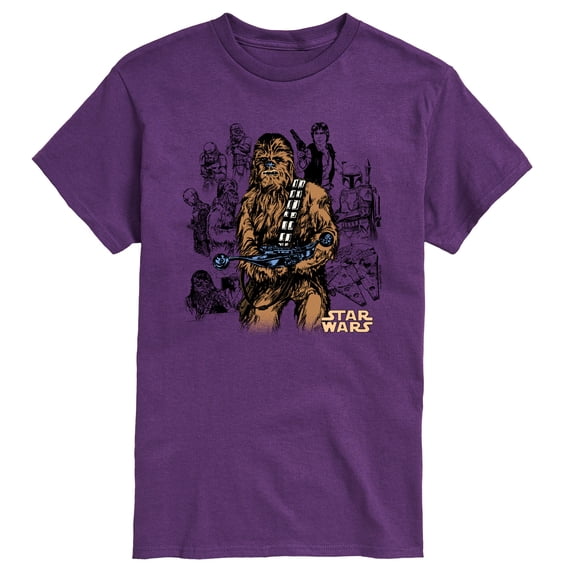 Star Wars - Chewie Lines - Men's Short Sleeve Graphic T-Shirt