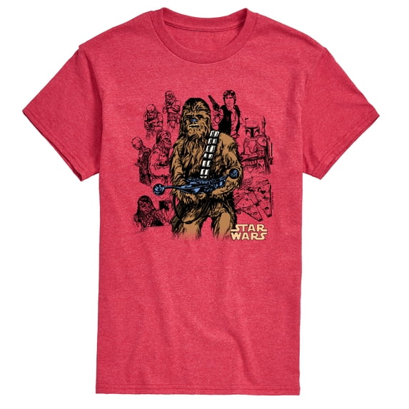 Star Wars - Chewie Lines - Men's Short Sleeve Graphic T-Shirt