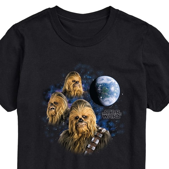 Star Wars - Chewie Moon - Men's Short Sleeve Graphic T-Shirt