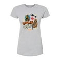 thumbnail image 1 of Star Wars - Chewie Stickers - Juniors Fitted Tee, 1 of 4