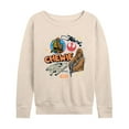 thumbnail image 1 of Star Wars - Chewie Stickers - Women's French Terry Pullover Sweatshirt, 1 of 4