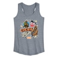 thumbnail image 1 of Star Wars - Chewie Stickers - Women's Racerback Graphic Tank, 1 of 4