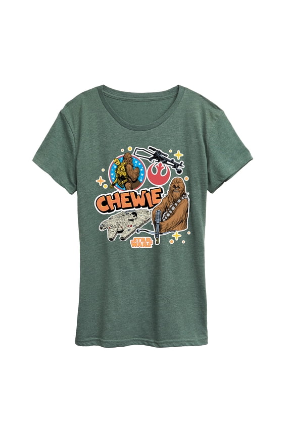 - Chewie Stickers - Women's Short Sleeve Classic Fit Tee
