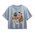 thumbnail image 1 of Star Wars - Chewie Stickers Short Sleeve Boxy Graphic T-Shirt, 1 of 4