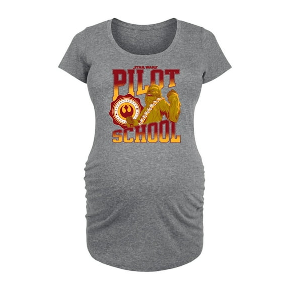 Star Wars - Chewy Wookiee Mascot - Maternity Scoop Neck Tee