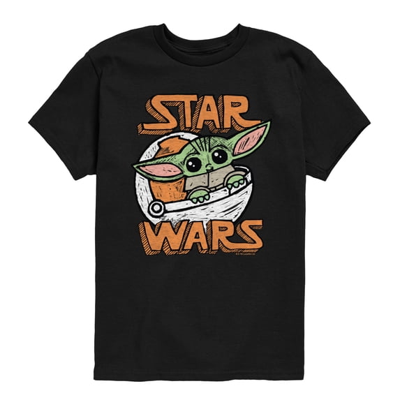 Star Wars - Child Fly By - Youth Boys Short Sleeve Graphic T-Shirt