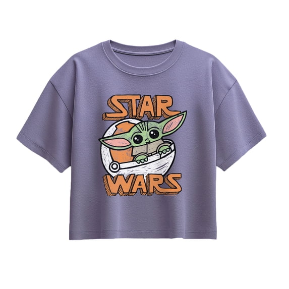 Star Wars - Child Fly By - Youth Girls Boxy T-Shirt