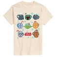 thumbnail image 1 of Star Wars - Christmas Character Mugs Men's Short Sleeve Graphic T-Shirt, 1 of 4