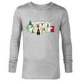thumbnail image 1 of Star Wars Christmas Logo Holiday Celebration - Long Sleeve T-Shirt for Men - Customized-Athletic Heather, 1 of 5