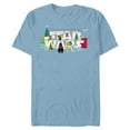 thumbnail image 1 of Star Wars Christmas Logo Holiday Celebration - Short Sleeve Blended T-Shirt for Adults - Customized-Ocean Blue, 1 of 5