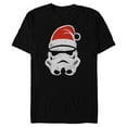 thumbnail image 1 of Star Wars Christmas Stormtrooper Holiday - Short Sleeve Blended T-Shirt for Adults -Customized-Black, 1 of 5