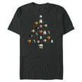 thumbnail image 1 of Star Wars Christmas Tree Ornaments Holiday Standard - Short Sleeve Blended T-Shirt for Adults – Customized-Dark Heather, 1 of 5