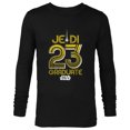 thumbnail image 1 of Star Wars Class of 2023 Graduation Jedi Graduate 23 - Long Sleeve T-Shirt for Men - Customized-Black, 1 of 5