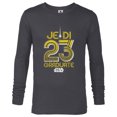 thumbnail image 1 of Star Wars Class of 2023 Graduation Jedi Graduate 23 - Long Sleeve T-Shirt for Men - Customized-Charcoal Heather, 1 of 5