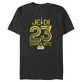 thumbnail image 1 of Star Wars Class of 2023 Graduation Jedi Graduate 23 - Short Sleeve Blended T-Shirt for Adults - Customized-Dark Heather, 1 of 5