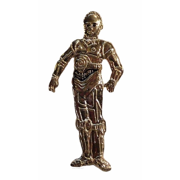 Star Wars Classic C3PO Droid Licensed Metal Figure Pin
