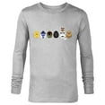 thumbnail image 1 of Star Wars Classic Characters Easter Eggs Spring - Long Sleeve T-Shirt for Men - Customized-Athletic Heather, 1 of 5