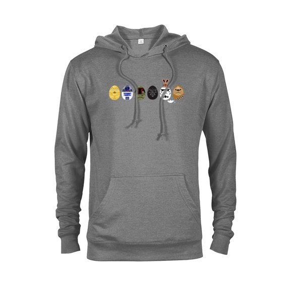 Star Wars Classic Characters Easter Eggs Spring - Pullover Hoodie for Adults - Customized-Graphite Heather