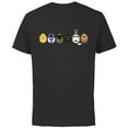 thumbnail image 1 of Star Wars Classic Characters Easter Eggs Spring - Short Sleeve Cotton T-Shirt for Adults - Customized-Black, 1 of 5
