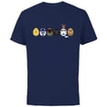 thumbnail image 1 of Star Wars Classic Characters Easter Eggs Spring - Short Sleeve Cotton T-Shirt for Adults - Customized-Navy, 1 of 5