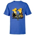 thumbnail image 1 of Star Wars Classic Characters Eleventh Birthday 11 Years Old - Short Sleeve T-Shirt for Kids - Customized-Royal, 1 of 5