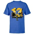 thumbnail image 1 of Star Wars Classic Characters Thirteenth Birthday 13 Year Old - Short Sleeve T-Shirt for Kids - Customized-Royal, 1 of 5