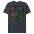 thumbnail image 1 of Star Wars Classic Comic Art Episode IV Retro Vintage - Short Sleeve Blended T-Shirt for Adults - Customized-Navy Heather, 1 of 5