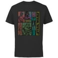 thumbnail image 1 of Star Wars Classic Comic Art Episode IV Retro Vintage - Short Sleeve Cotton T-Shirt for Adults - Customized-Black, 1 of 5