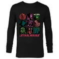 thumbnail image 1 of Star Wars Classic Comic Art Original Trilogy Retro Vintage - Long Sleeve T-Shirt for Men - Customized-Black, 1 of 5
