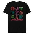 thumbnail image 1 of Star Wars Classic Comic Art Original Trilogy Retro Vintage - Short Sleeve Blended T-Shirt for Adults - Customized-Black, 1 of 5