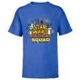 thumbnail image 1 of Star Wars Classic Movie Characters Retro Toon Birthday Squad - Short Sleeve T-Shirt for Kids - Customized-Royal, 1 of 5
