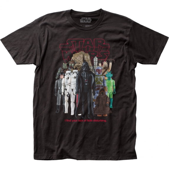 Star Wars Classic Original Trilogy Bad Guys Action Figures T-Shirt-2XLarge
