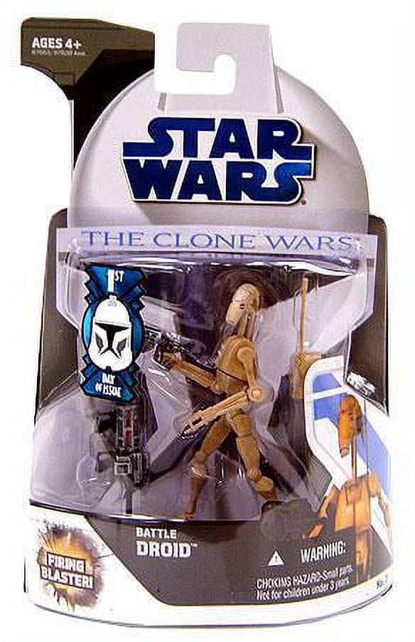 Star Wars Clone Wars 2008 Battle Droid Action Figure [First Day of Issue] 