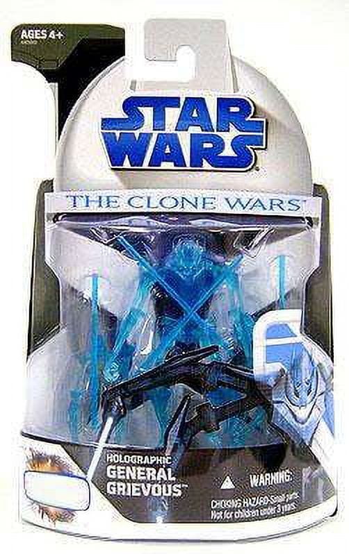 Star Wars Clone Wars 2008 Holographic General Grievous Action