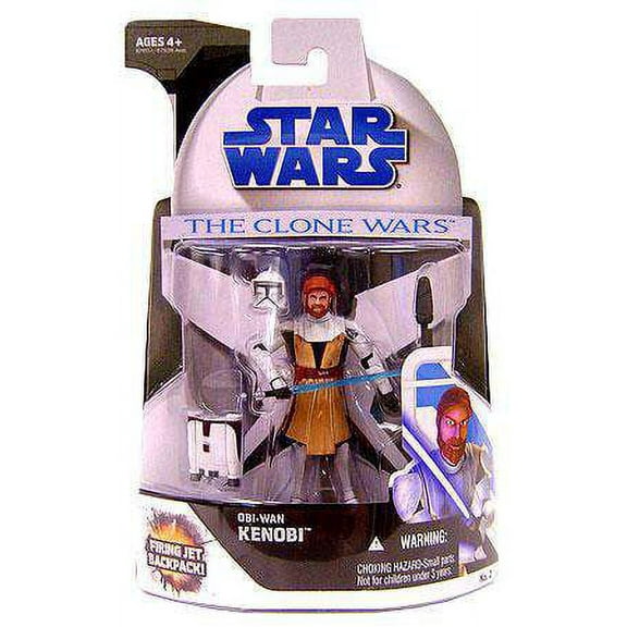 Star Wars Clone Wars 2008 Obi-Wan Kenobi Action Figure