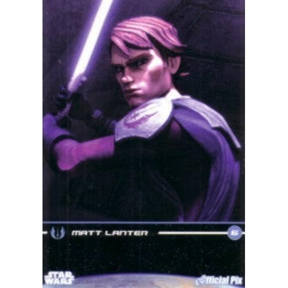 Star Wars Clone Wars Anakin Skywalker 2009 San Diego Comic-Con Official Pix promo card