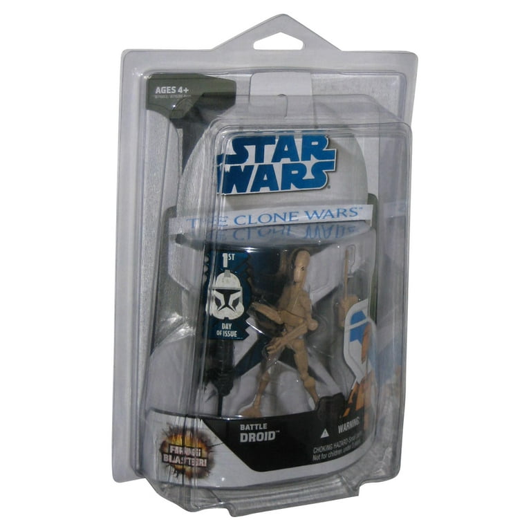 Star Wars Clone Wars Animated 2008 Battle Droid Action Figure No