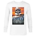 thumbnail image 1 of Star Wars Clone Wars Captain Rex Clone Troopers - Long Sleeve T-Shirt for Men - Customized-White, 1 of 5
